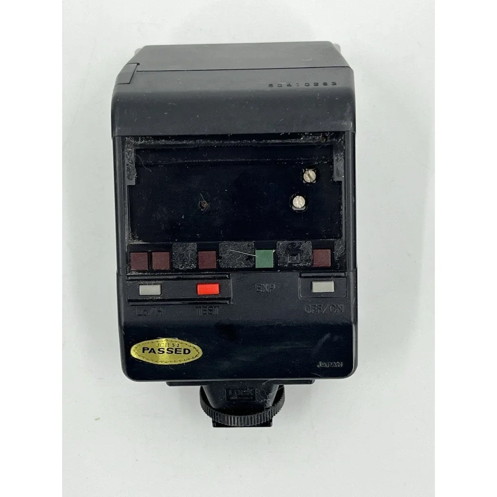 Vintage Minolta Camera Flashes Auto 25 and Maxxum 2800AF UNTESTED As-Is